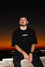 "GRACE OF GOD" Black Boxy Tee